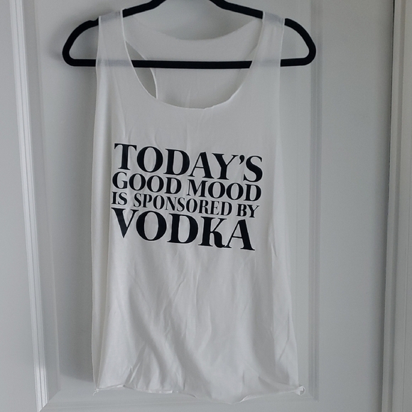 no brand Tops - White Sleeveless Tank Top Classic Style